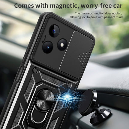 Sliding Camera Cover Design TPU+PC Phone Case, For Realme C53 4G / Narzo N53 4G, For Realme 11 Pro 5G / 11 Pro+, For Realme C65 4G