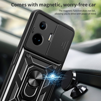 Sliding Camera Cover Design TPU+PC Phone Case, For Realme GT3 5G, For Realme C21Y / C25Y, For Realme C25 / C15