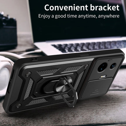Sliding Camera Cover Design TPU+PC Phone Case, For Realme GT3 5G, For Realme C21Y / C25Y, For Realme C25 / C15