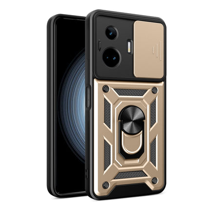 Sliding Camera Cover Design TPU+PC Phone Case, For Realme GT3 5G, For Realme C21Y / C25Y, For Realme C25 / C15