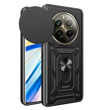 Sliding Camera Cover Design TPU+PC Phone Case, For Realme 12+ 5G Global, For Realme 12 Pro / 12 Pro+ 5G, For Realme Narzo 60x 5G Global