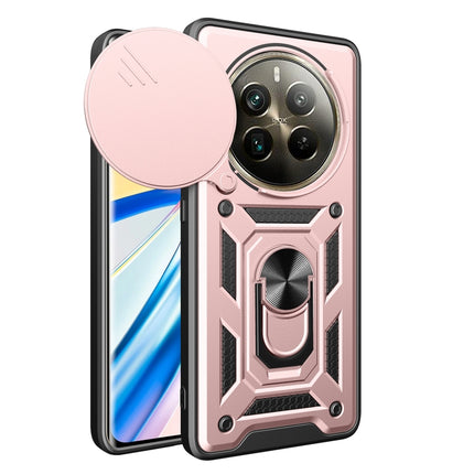 Sliding Camera Cover Design TPU+PC Phone Case, For Realme 12+ 5G Global, For Realme 12 Pro / 12 Pro+ 5G, For Realme Narzo 60x 5G Global
