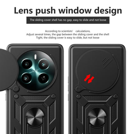 Sliding Camera Cover Design TPU+PC Phone Case, For Realme 12+ 5G Global, For Realme 12 Pro / 12 Pro+ 5G, For Realme Narzo 60x 5G Global