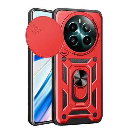 Sliding Camera Cover Design TPU+PC Phone Case, For Realme 12+ 5G Global, For Realme 12 Pro / 12 Pro+ 5G, For Realme Narzo 60x 5G Global