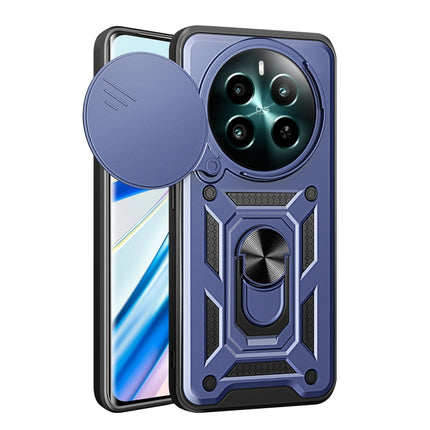 Sliding Camera Cover Design TPU+PC Phone Case, For Realme 12+ 5G Global, For Realme 12 Pro / 12 Pro+ 5G, For Realme Narzo 60x 5G Global