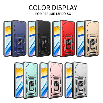 Sliding Camera Cover Design TPU+PC Phone Case, For Realme 13 Pro / 13 Pro+ 5G, For Realme C61 / C63, For Realme 12 5G Global
