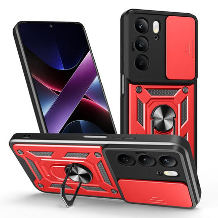 Sliding Camera Cover Design TPU+PC Phone Case, For Realme P3 Pro 5G, For Realme C75 4G / 14x 5G Global, For Realme 13+ 5G