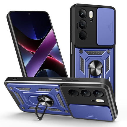 Sliding Camera Cover Design TPU+PC Phone Case, For Realme P3 Pro 5G, For Realme C75 4G / 14x 5G Global, For Realme 13+ 5G