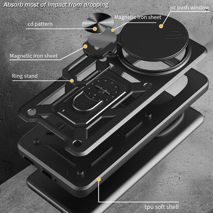 Sliding Camera Cover Design TPU+PC Phone Case, For Realme P3 Pro 5G, For Realme C75 4G / 14x 5G Global, For Realme 13+ 5G