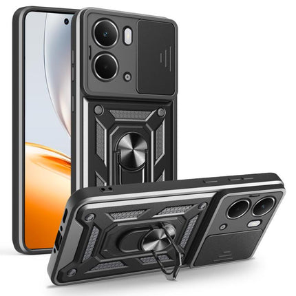 Sliding Camera Cover Design TPU+PC Phone Case, For Realme 15T 5G, For Realme C71 4G, For Realme Neo7x / P3 5G