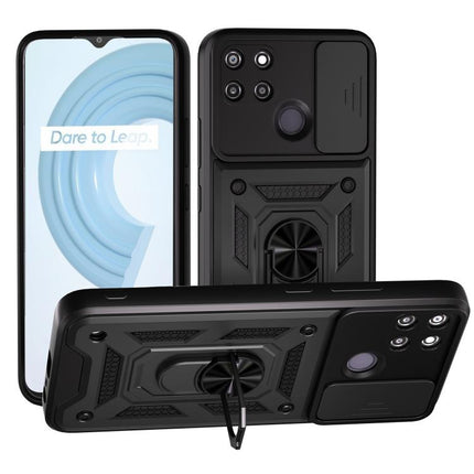 Sliding Camera Cover Design TPU+PC Phone Case, For Realme GT3 5G, For Realme C21Y / C25Y, For Realme C25 / C15