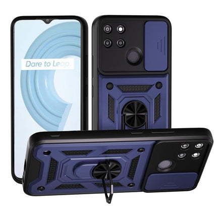 Sliding Camera Cover Design TPU+PC Phone Case, For Realme GT3 5G, For Realme C21Y / C25Y, For Realme C25 / C15