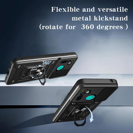Sliding Camera Cover Design TPU+PC Phone Case, For Realme 5 Pro, For Realme 5