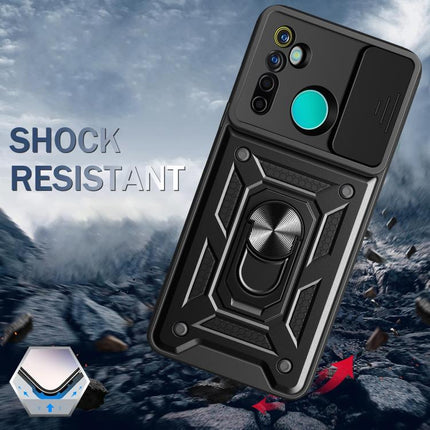 Sliding Camera Cover Design TPU+PC Phone Case, For Realme 5 Pro, For Realme 5