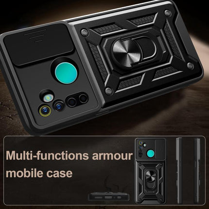 Sliding Camera Cover Design TPU+PC Phone Case, For Realme 5 Pro, For Realme 5