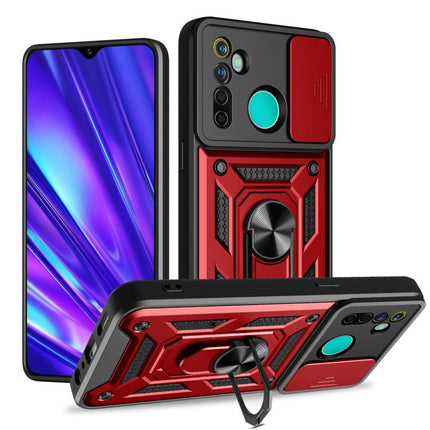 Sliding Camera Cover Design TPU+PC Phone Case, For Realme 5 Pro, For Realme 5
