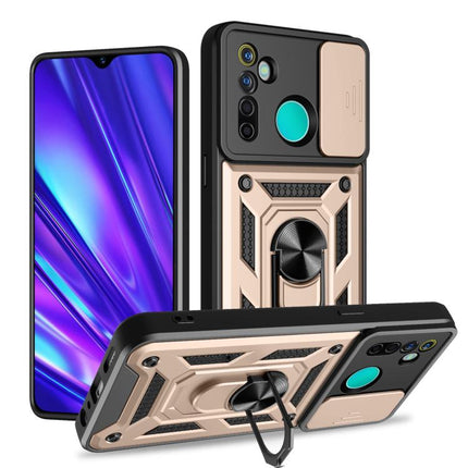 Sliding Camera Cover Design TPU+PC Phone Case, For Realme 5 Pro, For Realme 5