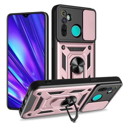 Sliding Camera Cover Design TPU+PC Phone Case, For Realme 5 Pro, For Realme 5