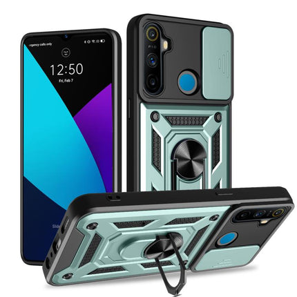 Sliding Camera Cover Design TPU+PC Phone Case, For Realme 5 Pro, For Realme 5