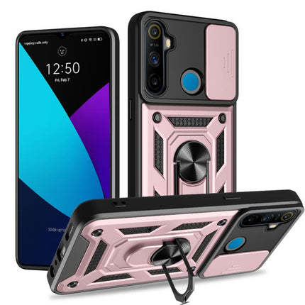 Sliding Camera Cover Design TPU+PC Phone Case, For Realme 5 Pro, For Realme 5