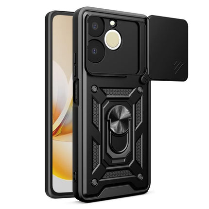 Sliding Camera Cover Design TPU+PC Phone Case, For Realme C71 India / Note 70T 4G, For Realme 15x 5G India / C85 5G, For Realme C85 Pro 5G India