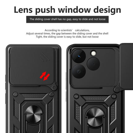 Sliding Camera Cover Design TPU+PC Phone Case, For Realme 15T 5G, For Realme C71 4G, For Realme Neo7x / P3 5G