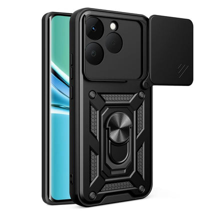 Sliding Camera Cover Design TPU+PC Phone Case, For Realme 15T 5G, For Realme C71 4G, For Realme Neo7x / P3 5G