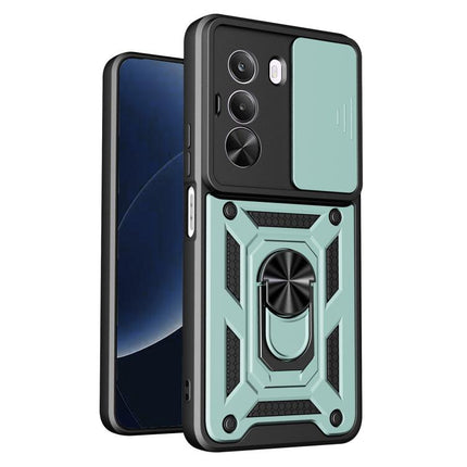 Sliding Camera Cover Design TPU+PC Phone Case, For Realme 16 Pro+ 5G Global, For Realme 16 Pro / 16 Pro+ 5G, For Realme P4x 5G India