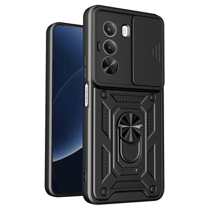 Sliding Camera Cover Design TPU+PC Phone Case, For Realme 16 Pro+ 5G Global, For Realme 16 Pro / 16 Pro+ 5G, For Realme P4x 5G India