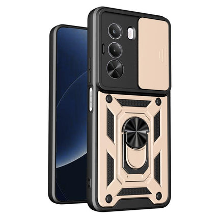 Sliding Camera Cover Design TPU+PC Phone Case, For Realme 16 Pro+ 5G Global, For Realme 16 Pro / 16 Pro+ 5G, For Realme P4x 5G India