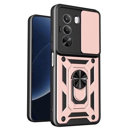 Sliding Camera Cover Design TPU+PC Phone Case, For Realme 16 Pro+ 5G Global, For Realme 16 Pro / 16 Pro+ 5G, For Realme P4x 5G India