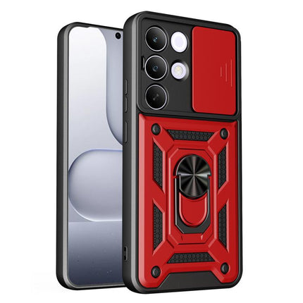 Sliding Camera Cover Design TPU+PC Phone Case, For Realme C71 India / Note 70T 4G, For Realme 15x 5G India / C85 5G, For Realme C85 Pro 5G India