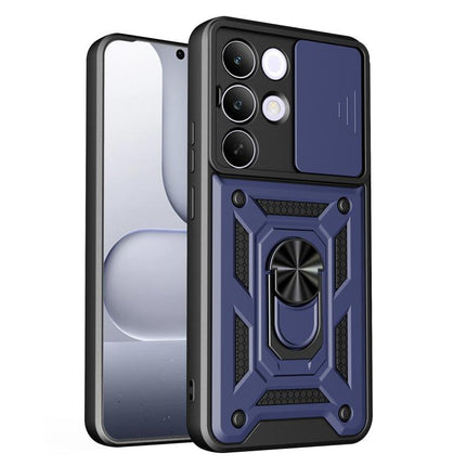 Sliding Camera Cover Design TPU+PC Phone Case, For Realme C71 India / Note 70T 4G, For Realme 15x 5G India / C85 5G, For Realme C85 Pro 5G India