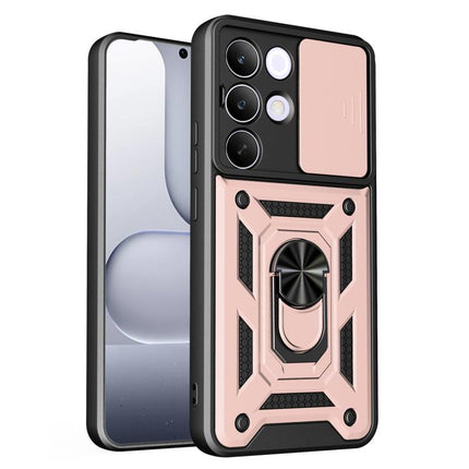Sliding Camera Cover Design TPU+PC Phone Case, For Realme C71 India / Note 70T 4G, For Realme 15x 5G India / C85 5G, For Realme C85 Pro 5G India