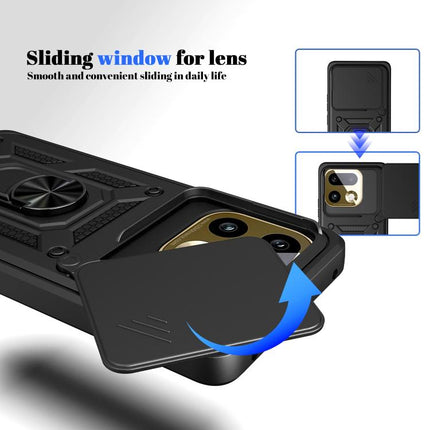 Sliding Camera Cover Design TPU+PC Phone Case, For Realme 16 Pro+ 5G Global, For Realme 16 Pro / 16 Pro+ 5G, For Realme P4x 5G India