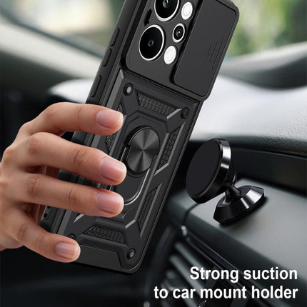 Sliding Camera Cover Design TPU+PC Phone Case, For Realme P4 Power 5G, For Realme C83 5G, For Realme 16 5G