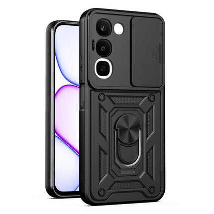 Sliding Camera Cover Design TPU+PC Phone Case, For Realme 16T 5G, For Realme C100i / C100x 4G, For Realme C100 4G