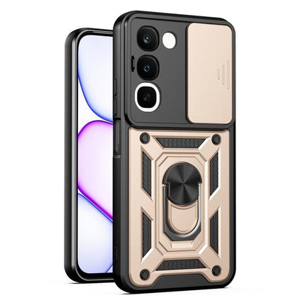 Sliding Camera Cover Design TPU+PC Phone Case, For Realme 16T 5G, For Realme C100i / C100x 4G, For Realme C100 4G