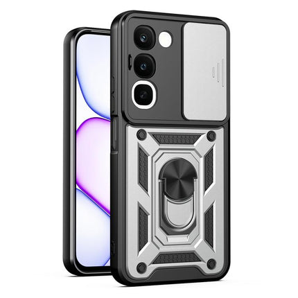 Sliding Camera Cover Design TPU+PC Phone Case, For Realme 16T 5G, For Realme C100i / C100x 4G, For Realme C100 4G