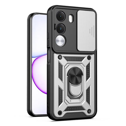 Sliding Camera Cover Design TPU+PC Phone Case, For Realme 16T 5G, For Realme C100i / C100x 4G, For Realme C100 4G