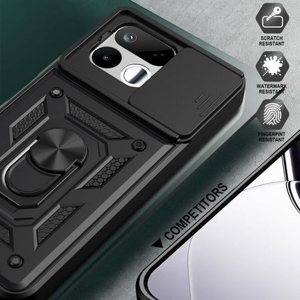 Sliding Camera Cover Design TPU+PC Phone Case, For Realme 16T 5G, For Realme C100i / C100x 4G, For Realme C100 4G