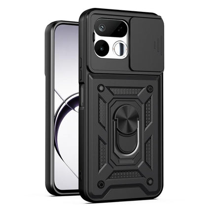 Sliding Camera Cover Design TPU+PC Phone Case, For Realme 16T 5G, For Realme C100i / C100x 4G, For Realme C100 4G