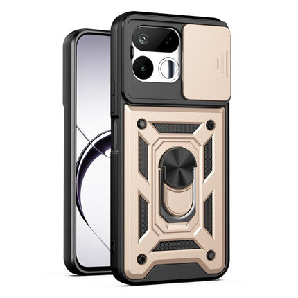 Sliding Camera Cover Design TPU+PC Phone Case, For Realme 16T 5G, For Realme C100i / C100x 4G, For Realme C100 4G