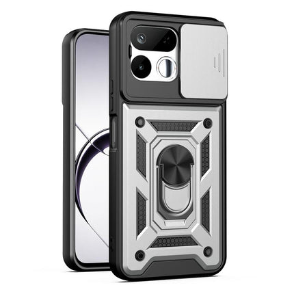 Sliding Camera Cover Design TPU+PC Phone Case, For Realme 16T 5G, For Realme C100i / C100x 4G, For Realme C100 4G