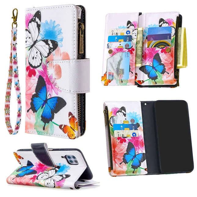 Colored Drawing Pattern Zipper Horizontal Flip Leather Case with Holder & Card Slots & Wallet, For Huawei P40 Lite, For Huawei P Smart Z, For Huawei Y5 (2019)