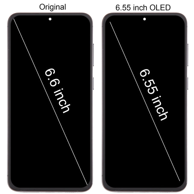6.78 inch EU Version OLED LCD Screen Digitizer Full Assembly with Frame(Black), For Samsung Galaxy S23+ 5G SM-S916B, For Samsung Galaxy S22 Ultra 5G SM-S908B (EU Version), For Samsung Galaxy S21+ 5G SM-G996B, For Samsung Galaxy S20+ 4G/5G SM-G985/986  ...