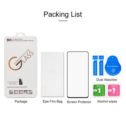 Full Glue Full Screen Tempered Glass Film, For ASUS Zenfone 6 ZS630KL, For Samsung Galaxy A01, For Samsung Galaxy A21s, For Samsung Galaxy A70, For Samsung Galaxy M01, For Xiaomi Redmi 9, For Xiaomi Redmi 9A / 9A Sport / 9C / 9C NFC / Poco C31 / 9 Acit...