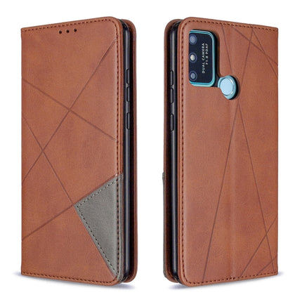 Rhombus Texture Horizontal Flip Magnetic Leather Case with Holder & Card Slots & Wallet, For LG K51, For Huawei Y5P / Honor 9S, For Huawei Honor 9A, For Samsung Galaxy A31, For Sony Xperia L4