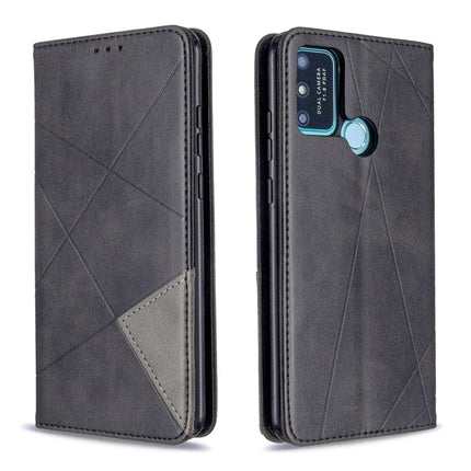 Rhombus Texture Horizontal Flip Magnetic Leather Case with Holder & Card Slots & Wallet, For LG K51, For Huawei Y5P / Honor 9S, For Huawei Honor 9A, For Samsung Galaxy A31, For Sony Xperia L4