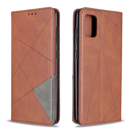 Rhombus Texture Horizontal Flip Magnetic Leather Case with Holder & Card Slots & Wallet, For LG K51, For Huawei Y5P / Honor 9S, For Huawei Honor 9A, For Samsung Galaxy A31, For Sony Xperia L4